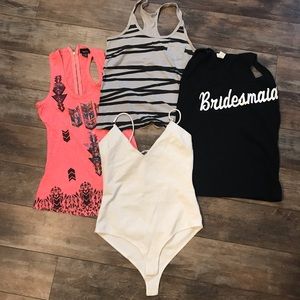 Bundle of 4 tank tops. Sizes XS-Small